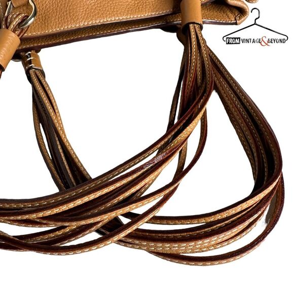 Kate Spade Cognac Pebbled Leather Satchel - Picture 11 of 16